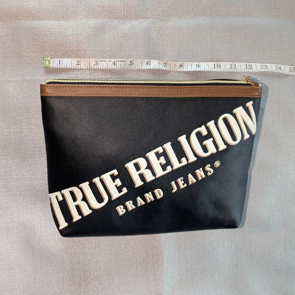 True Religion Cosmetic Toiletry Bag NEW!